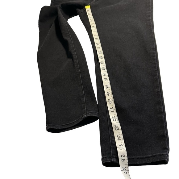 Tahari High Rise Slim Ankle Black Jeans Sz 16/33 - Picture 13 of 14